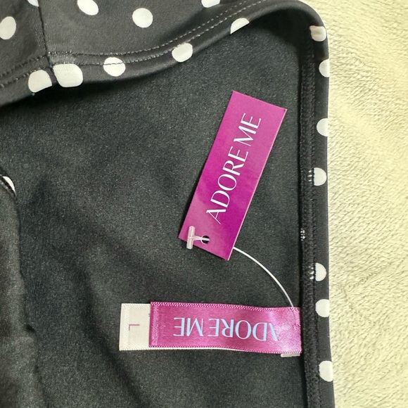 NWT Adore me black with dots Swim bottom Large - Picture 4 of 5